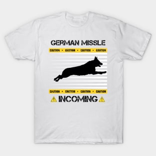 German Missle Incoming IPO Schutzhund K9 T-Shirt